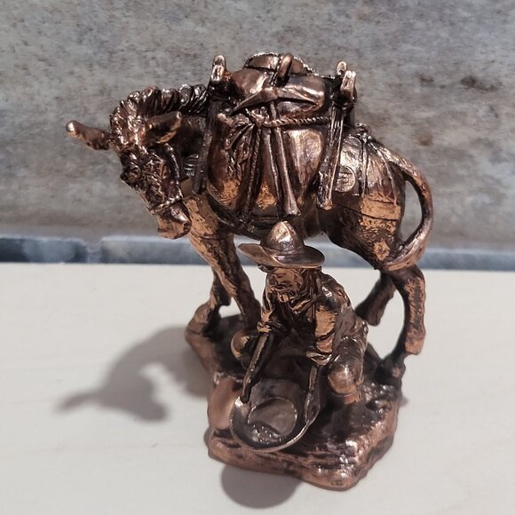 Hallmark Keepsake Ornament 1999 Prospector The Old West Collectors Series Copper - Picture 3 of 11